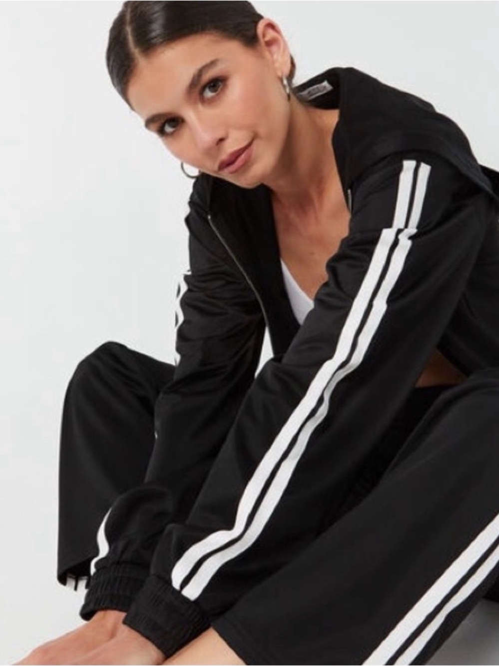 Ardene Y2K Cropped Hooded Track Jacket Size S